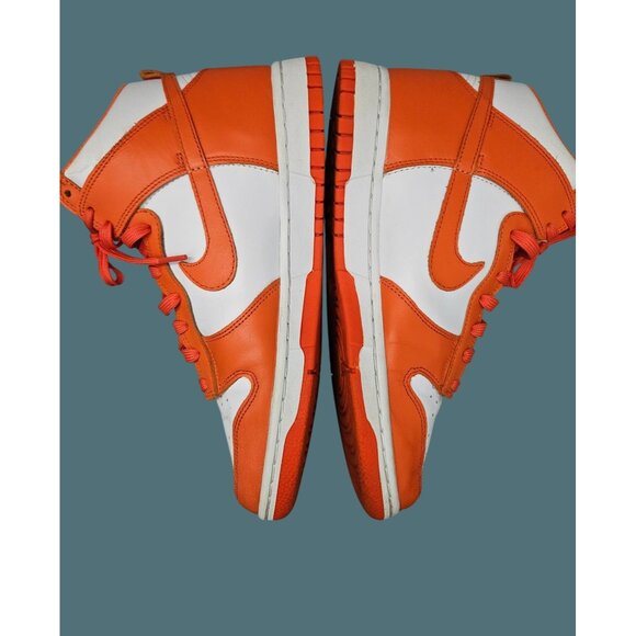 Nike Shoes Nike Dunk High Top Orange Blaze White Syracuse